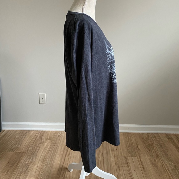 Rock&Roll Cowgirl Flower Crown Cow Skull Tee - Picture 4 of 8